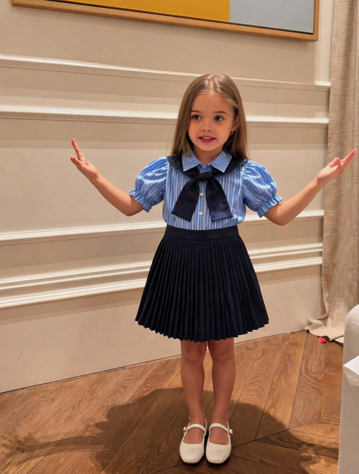 Kardeş Kombini Çizgili Piliseli Takım 9-10 YAŞ