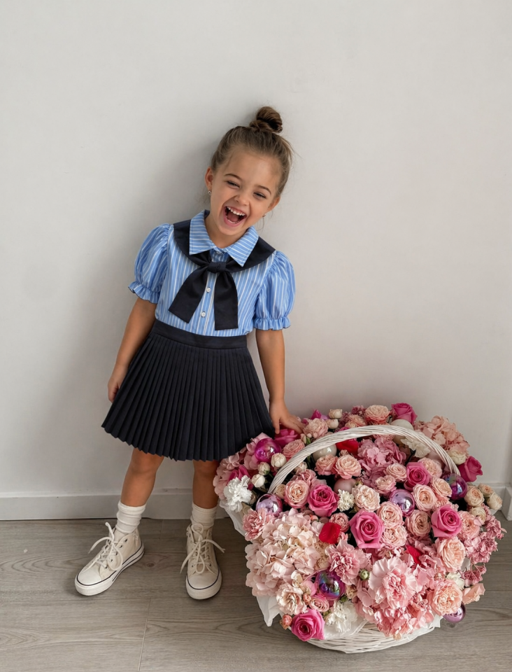 Kardeş Kombini Çizgili Piliseli Takım 9-10 YAŞ