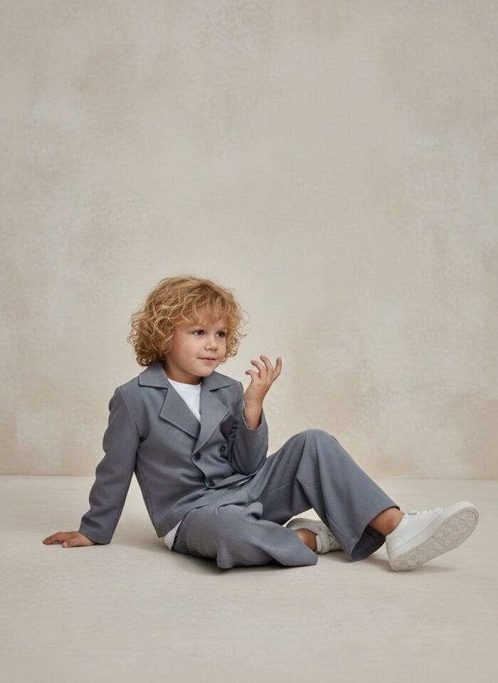 3'lü Viskon Ceket Takım 7-8 YAŞ