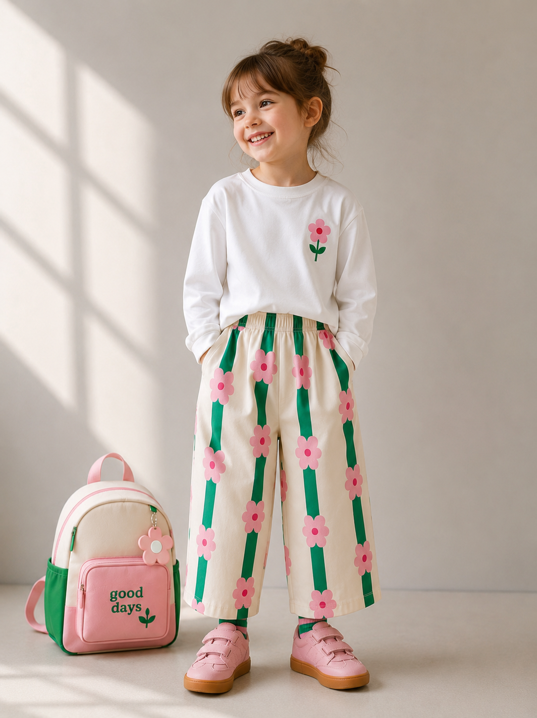 Gabardin Çicekli Takım 2-3 YAŞ